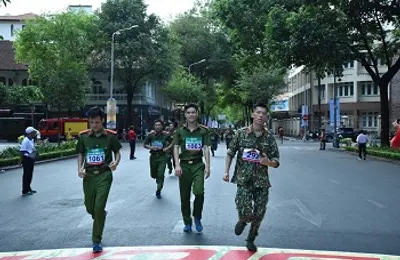 Trường Đại học CSND giành giải Nhì khối lực lượng vũ trang giải Việt dã truyền thống 30/4