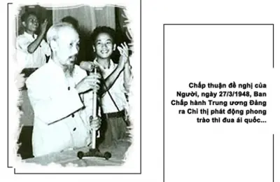 Hoàn cảnh ra đời, ý nghĩa của Lời kêu gọi thi đua ái quốc và tư tưởng HCM về thi đua yêu nước