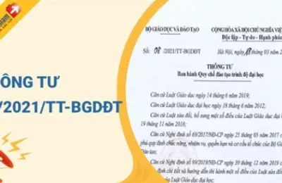 Thông tư 08/2021/TT-BGDĐT Quy chế đào tạo trình độ đại học