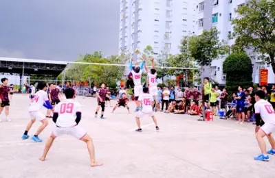 Hội thao chào mừng Đại hội các chi bộ trực thuộc Đảng bộ Phòng Quản lý học viên