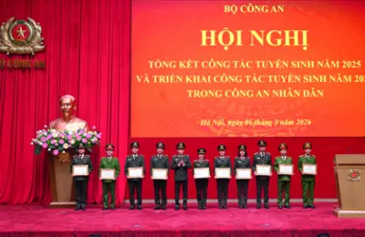 Hội nghị triển khai công tác tuyển sinh trong Công an nhân dân năm 2026