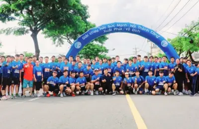 Trường Đại học CSND tham gia giải chạy "Kết nối sức mạnh, nối thành công"