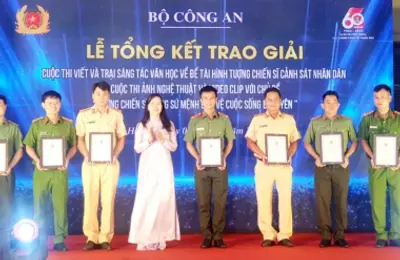 Tổng kết và trao giải thưởng các cuộc thi về đề tài hình tượng người chiến sĩ CSND