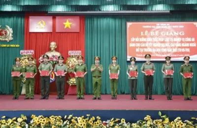 Bế giảng lớp TB10S