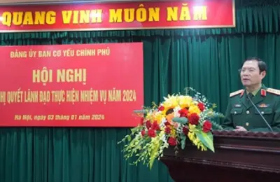 Đảng uỷ Ban Cơ yếu Chính phủ ra Nghị quyết lãnh đạo thực hiện nhiệm vụ năm 2024