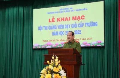 23 giảng viên Trường Đại học CSND tham gia Hội thi giảng viên dạy giỏi cấp trường