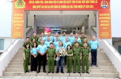 Đón tiếp, làm việc với đoàn khảo sát thực tế Cảnh sát bang New South Wales, Australia