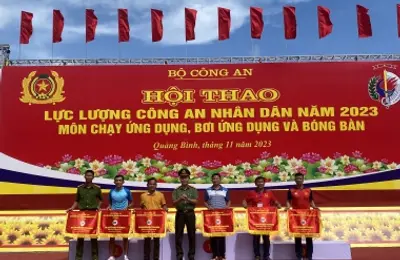 Trường Đại học CSND đạt thành tích cao tại hội thao lực lượng CAND năm 2023