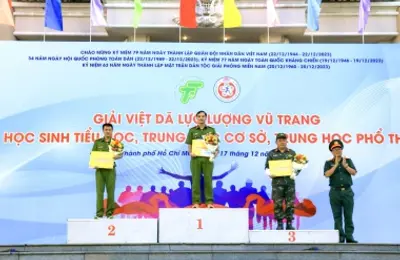 Trường Đại học CSND giành giải Nhất toàn đoàn giải Việt dã chào mừng ngày thành lập QĐND Việt Nam