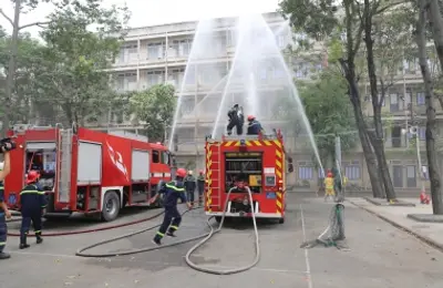 Nâng cao hiệu quả công tác PCCC&CNCH cho lực lượng  Phòng cháy chữa cháy cơ sở Nhà trường