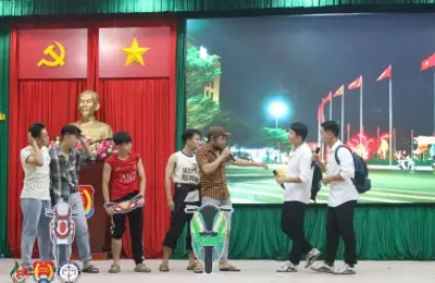 Học viên Trường Đại học CSND với kỹ năng tuyên truyền pháp luật