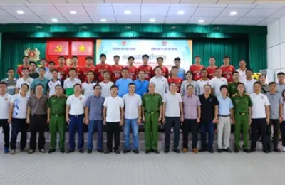 Trường Đại học CSND giao lưu thể thao với Công an Thành phố Hồ Chí Minh