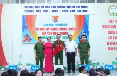 Nâng cao kiến thức về ma tuý học đường cho các em học sinh 
