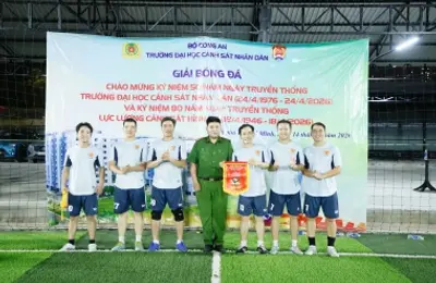 Khoa Cảnh sát hình sự tổ chức nhiều hoạt động chào mừng các sự kiện lớn trong tháng 4 lịch sử
